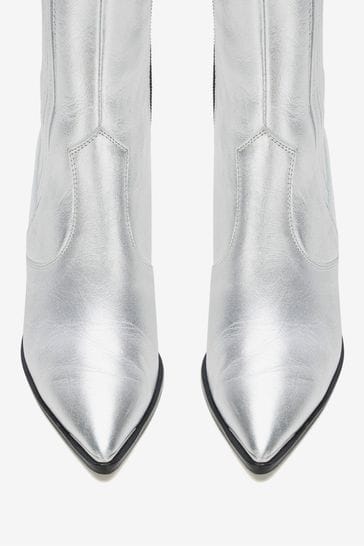 Mint velvet silver best sale boots