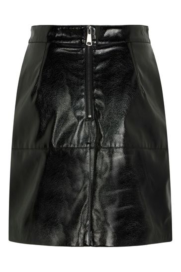 Buy Mint Velvet Black Patent Mini Skirt from Next Netherlands