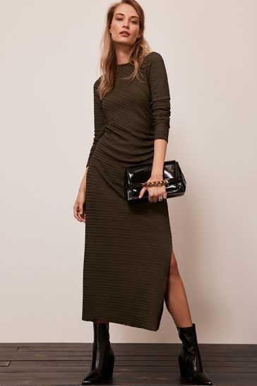 Mint velvet 2025 khaki skirt