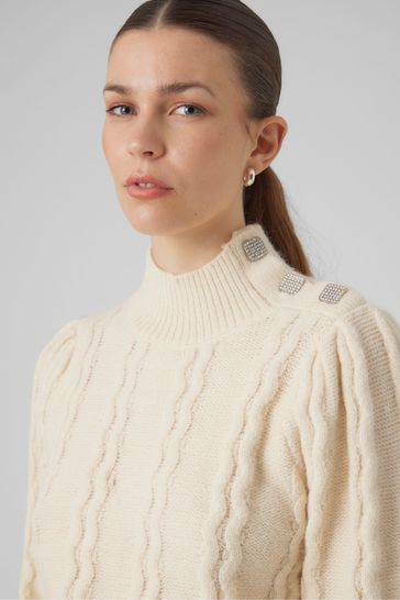 Vero moda high deals neck knitted jumper