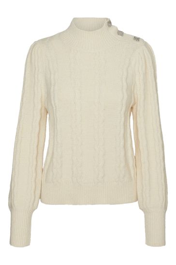 Vero moda high on sale neck knitted jumper