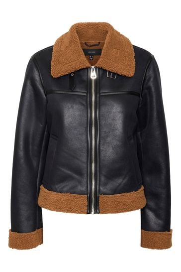 Cosy biker jacket sale