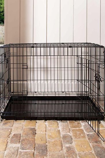 Lords and Labradors Black Heavy Duty Deluxe Dog Crate