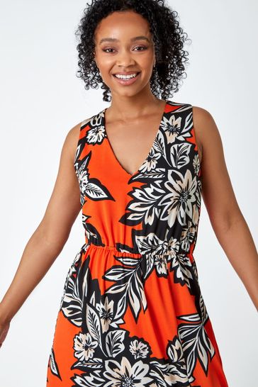 Roman orange new arrivals dress