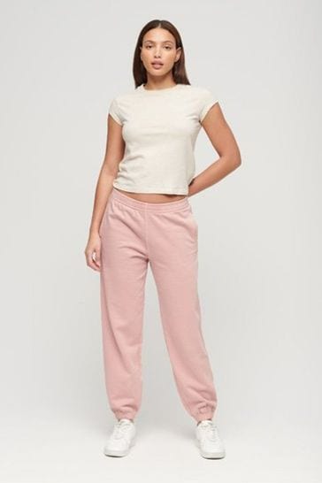 Superdry pink joggers deals