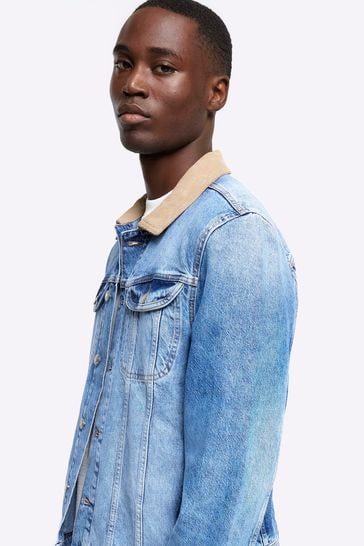 River island corduroy jacket sales