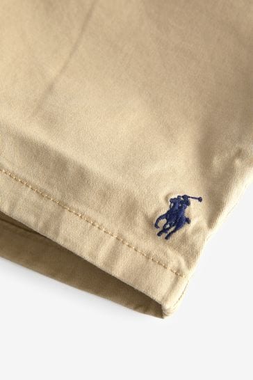 Buy Brown Polo Ralph Lauren Polo Prepster Flex Abrasion Twill Shorts from Next Turkey