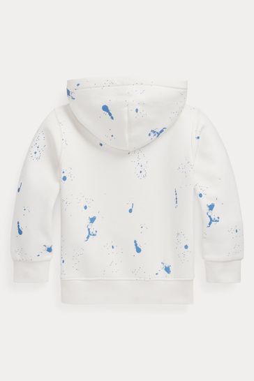 Buy Polo Ralph Lauren Polo Bear Fleece White Hoodie from Next Austria