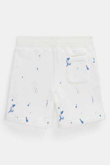 Polo cotton blend fleece shorts store