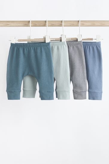 Buy Teal Blue Baby Leggings 4 Pack from Next Bahrain