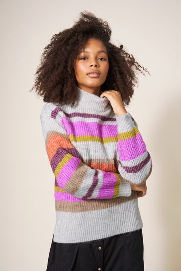 Next rainbow stripe jumper store