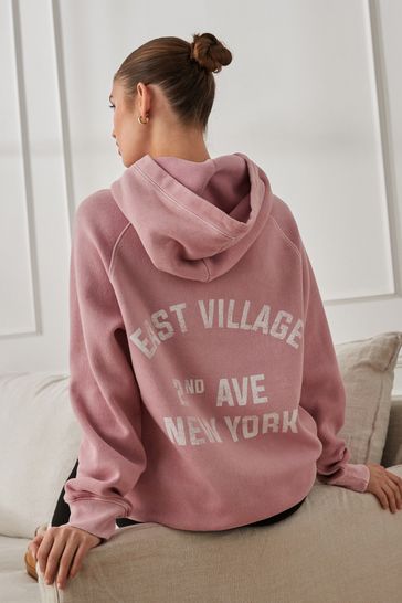 Pink Washed Hoodie