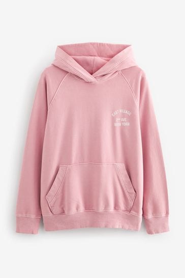 Washed out deals pink hoodie