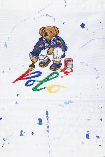 polo bear paint splatter