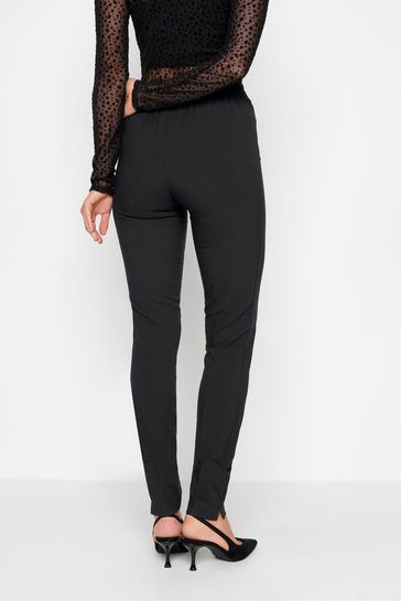 Tall black skinny trousers discount