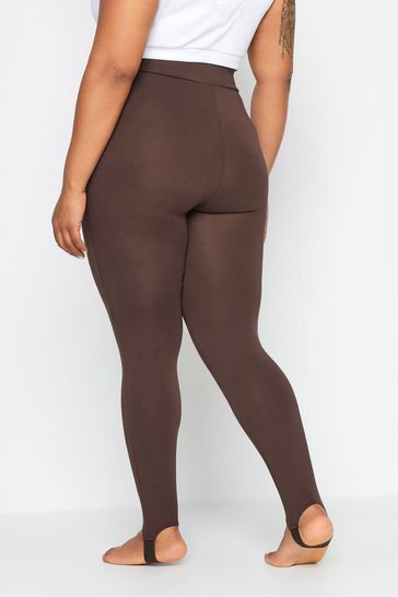 Brown stirrup pants clearance