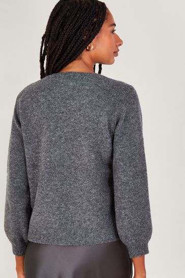 Monsoon grey deals jumper