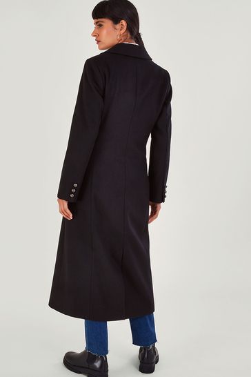 Monsoon black coat sale
