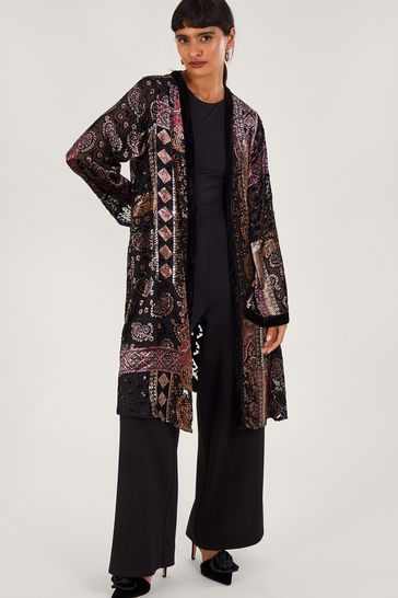 Velvet kimono clearance jacket uk