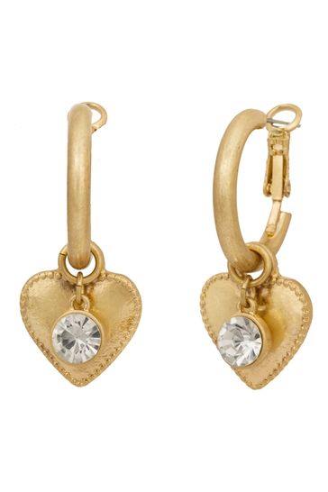Buy Bibi Bijoux Gold Tone Love Hearts Interchangeable Hoop