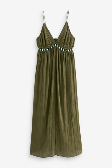 Buy Khaki Green Maxi Dress from Next Bahrain