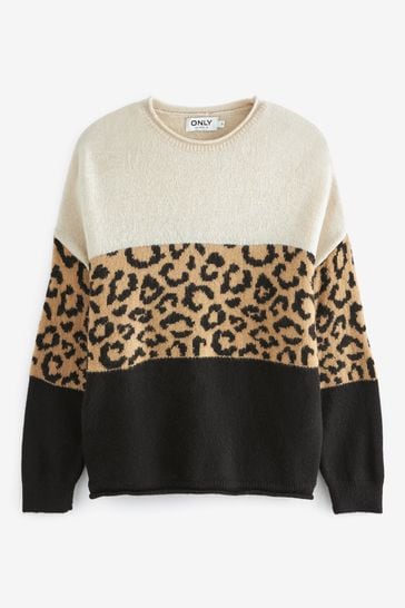 Next leopard new arrivals jumper