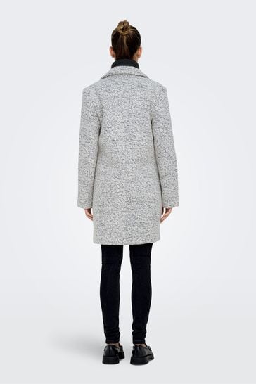 Wool blend coat only sales