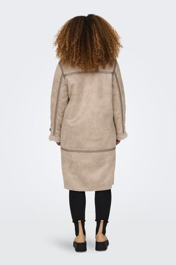 Only longline teddy coat cheap