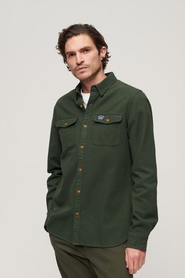 Superdry Green Chrome Trailsman Flannel Shirt