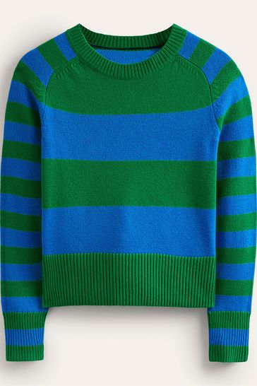 Buy Boden Blue Green Olivia Merino Jumper from Next Luxembourg