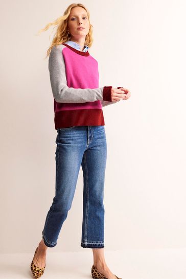 Buy Boden Pink Olivia Merino Jumper from Next Croatia