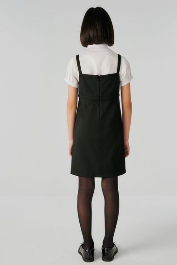 Black pinafore dress kids shop
