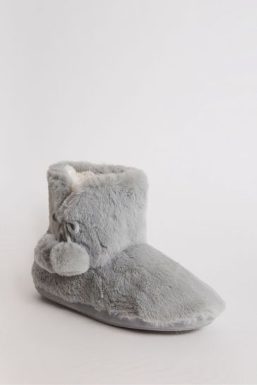Real fur lined slippers clearance