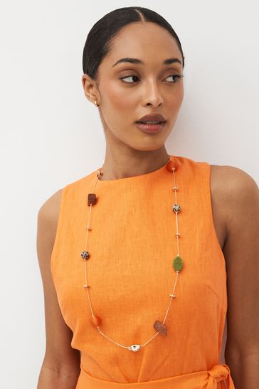 Wrapped sale rope necklace