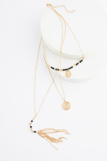 Multi tassel necklace 2025