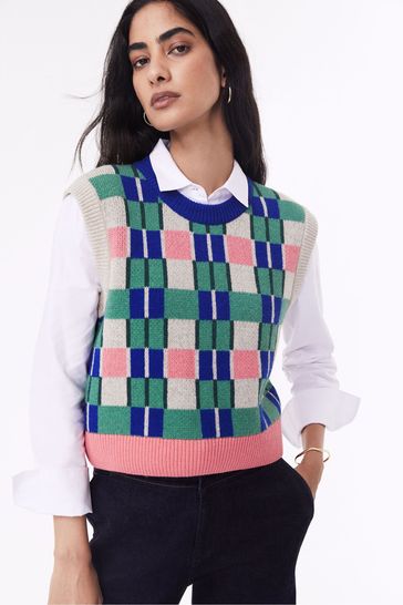 Baukjen Multi Natalie Recycled Wool Knitted Vest