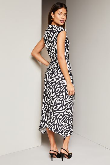 Lipsy sleeveless ruched jersey dress top