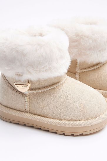 River island clearance fur lined boots