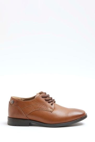 River Island Brown Boys Tan Point Shoes