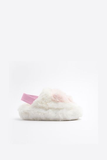 River island pink slippers outlet