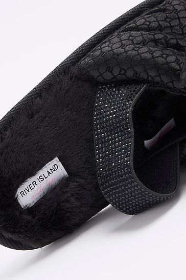 Ladies slippers discount river island