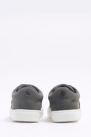 River island grey clearance plimsolls