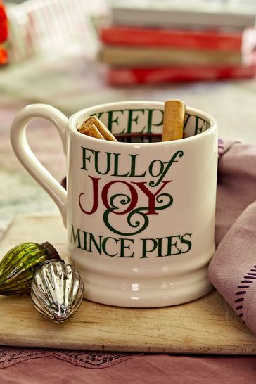 Emma Bridgewater Cream Christmas Toast and Marmalade Peace and Love Mug