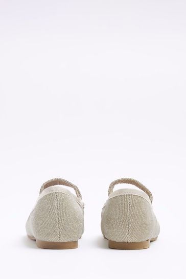 Buy River Island Diamonte Strap Girls Pumps Next