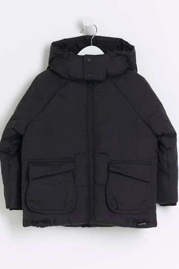 Buy River Island Boys Hooded Puffer Jacket bei Next Deutschland