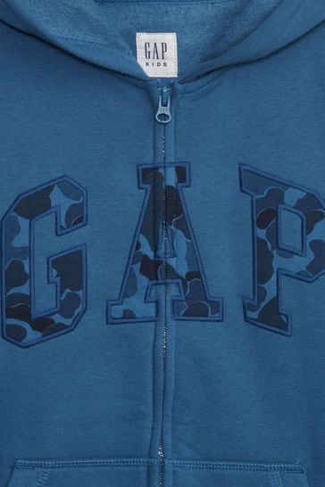 Gap logo fleece pullover hoodie hotsell