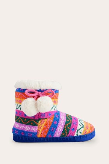 Boden Pink Slipper Boots