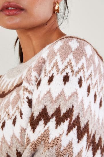 Monsoon top fairisle jumper