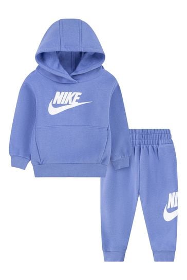 Chándal de bebé con forro polar en color azul claro Club de Nike
