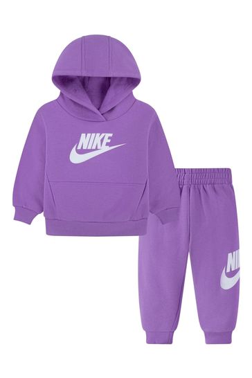 Nike Purple Infant Club Fleece Tracksuit Set